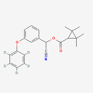 molecular formula C22H23NO3 B12422148 Fenpropathrin-d5 