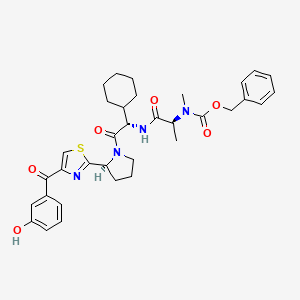 molecular formula C34H40N4O6S B12422153 cIAP1 ligand 2 