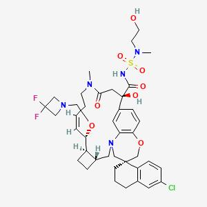 molecular formula C41H54ClF2N5O8S B12422191 Mcl-1 antagonist 1 
