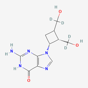 molecular formula C11H15N5O3 B12422223 Lobucavir-d4 