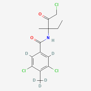 molecular formula C14H16Cl3NO2 B12422247 Zoxamide-d5 