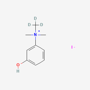 molecular formula C9H14INO B12422255 3-Hydroxyphenyltrimethylammonium-d3 iodide 