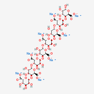 molecular formula C48H58Na8O49 B12422261 L-octaguluronic acid octasodium salt 
