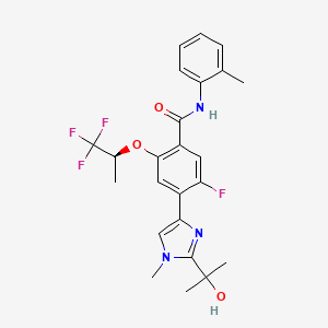 molecular formula C24H25F4N3O3 B12422266 Dhodh-IN-20 