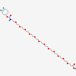 molecular formula C36H67NO16 B12422278 TCO-PEG12-acid 