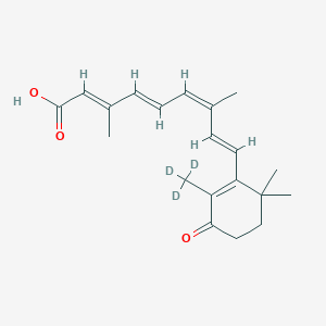 molecular formula C20H26O3 B12422299 9-cis-4-Oxoretinoic acid-d3 