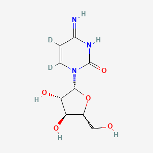 molecular formula C9H13N3O5 B12422365 Cytarabine-d2 