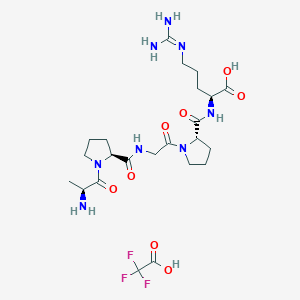 molecular formula C23H37F3N8O8 B12422376 Enterostatin(human,mouse,rat) (TFA) 