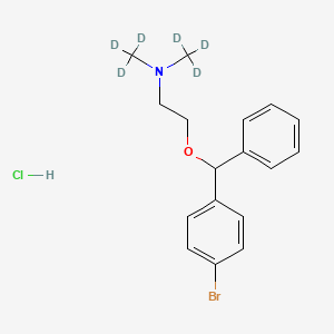 molecular formula C17H21BrClNO B12422382 Bromazine-d6 Hydrochloride 