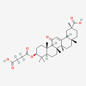 molecular formula C34H50O7 B12422386 Carbenoxolone-d4 
