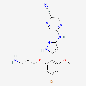molecular formula C18H18BrN7O2 B12422407 Chk1-IN-4 