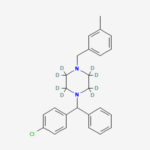 molecular formula C25H27ClN2 B12422477 Meclizine-d8 Dihydrochloride 