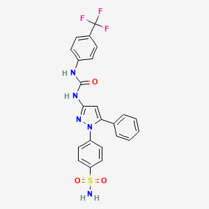 molecular formula C23H18F3N5O3S B12422526 COX-2/sEH-IN-1 