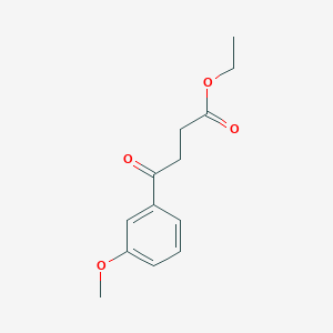 molecular formula C13H16O4 B124226 Ethyl 4-(3-methoxyphenyl)-4-oxobutyrate CAS No. 147373-96-4