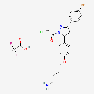 molecular formula C23H24BrClF3N3O4 B12422646 EN219-O-C4-NH2 (Tfa) 