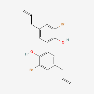 molecular formula C18H16Br2O2 B12422649 Antifungal agent 17 