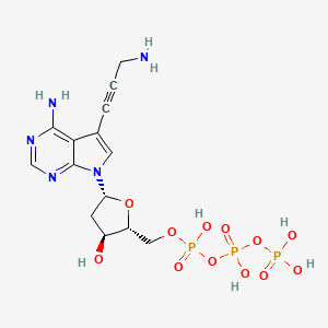 molecular formula C14H20N5O12P3 B12422661 7-Deaza-7-propargylamino-dATP 