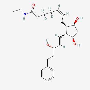 molecular formula C25H37NO4 B12422673 Bimatoprost-d4 