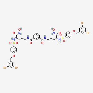 molecular formula C44H44Br4N6O12S2 B12422674 Adam8-IN-1 