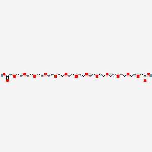 molecular formula C28H54O17 B12422686 CH2Cooh-peg12-CH2cooh 