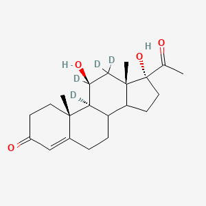 molecular formula C21H30O4 B12422717 21-Desoxycortisol-d4 