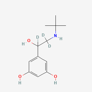 molecular formula C12H19NO3 B12422721 Terbutaline-d3 