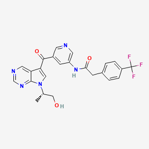 molecular formula C24H20F3N5O3 B12422731 Trk-IN-1 