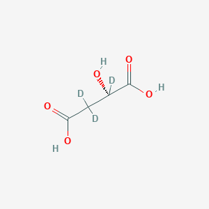 molecular formula C4H6O5 B12422742 (S)-Malic acid-d3 
