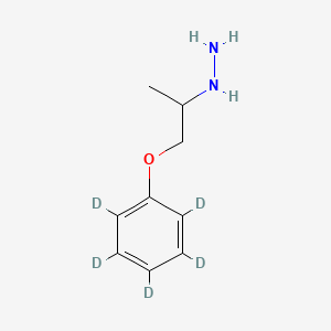 molecular formula C9H14N2O B12422753 Phenoxypropazine-d5 