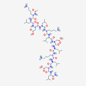 molecular formula C68H122N16O19 B12422769 KLD-12 