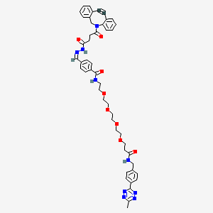 molecular formula C48H51N9O8 B12422784 Methyltetrazine-PEG4-hydrazone-DBCO 