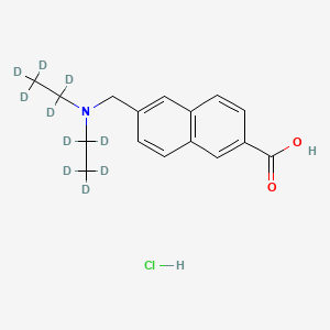 molecular formula C16H20ClNO2 B12422832 Givinostat impurity 1-d10 (hydrochloride) 