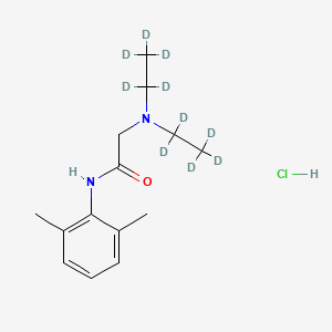molecular formula C14H23ClN2O B12422838 Lidocaine-d10 Hydrochloride 