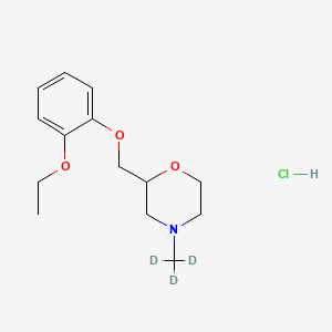 molecular formula C14H22ClNO3 B12422858 N-Methyl viloxazine-d3 (hydrochloride) 