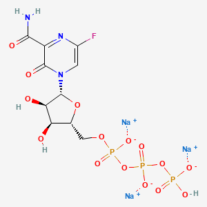 molecular formula C10H12FN3Na3O15P3 B12422867 T-705RTP (sodium) 