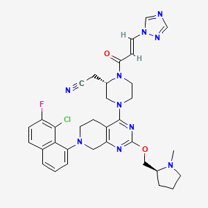 molecular formula C34H36ClFN10O2 B12422882 KRAS G12C inhibitor 40 