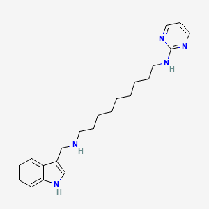 molecular formula C22H31N5 B12422889 BChE-IN-2 