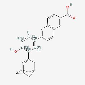 molecular formula C27H26O3 B12422896 CD437-13C6 