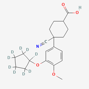 molecular formula C20H25NO4 B12422915 Cilomilast-d9 