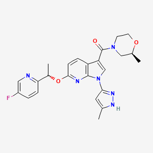 molecular formula C24H25FN6O3 B12422931 Alk-IN-5 