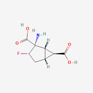 (1s,2s,3s,5r,6s)-2-Amino-3-fluorobicyclo[3.1.0]hexane-2,6-dicarboxylic acid