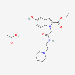 molecular formula C22H31N3O6 B12422972 KY-02327 acetate 