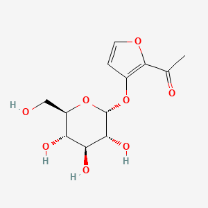 Ethanone, 1-[3-(a-D-glucopyranosyloxy)-2-furanyl]-
