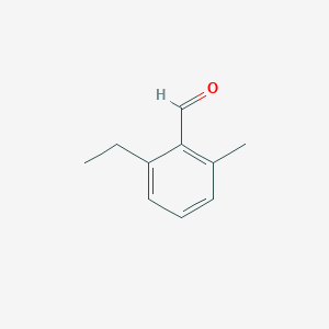molecular formula C10H12O B012423 2-Ethyl-6-methylbenzaldehyde CAS No. 106976-44-7