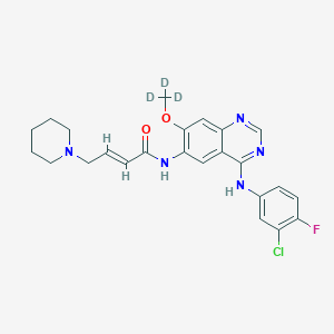 molecular formula C24H25ClFN5O2 B12423001 Dacomitinib-d3 