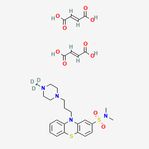 molecular formula C30H38N4O10S2 B12423014 Thioproperazine-d3 (difumarate) 
