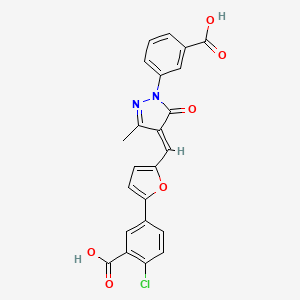 molecular formula C23H15ClN2O6 B12423025 Tdrl-X80 