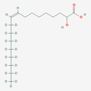 molecular formula C18H34O3 B12423057 (Rac)-Idroxioleic acid-d17 