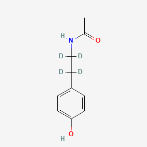 molecular formula C10H13NO2 B12423059 N-Acetyltyramine-d4 