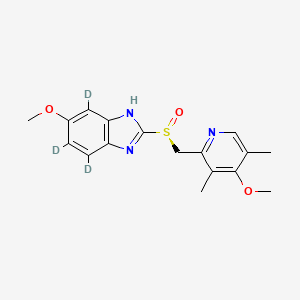 molecular formula C17H19N3O3S B12423061 Esomeprazole-d3 
